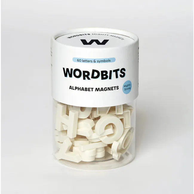 Wordbits Alphabet Magnets - Bone - 2