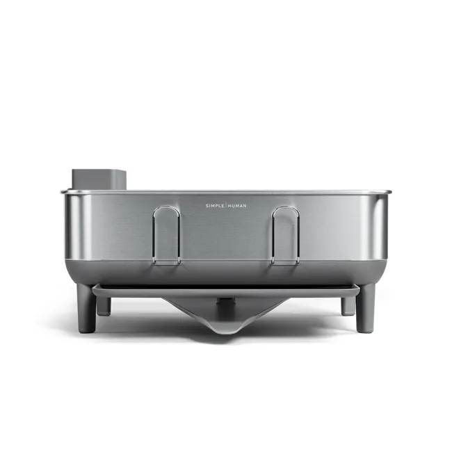 simplehuman Compact Steel Frame Dishrack - Brushed - 1