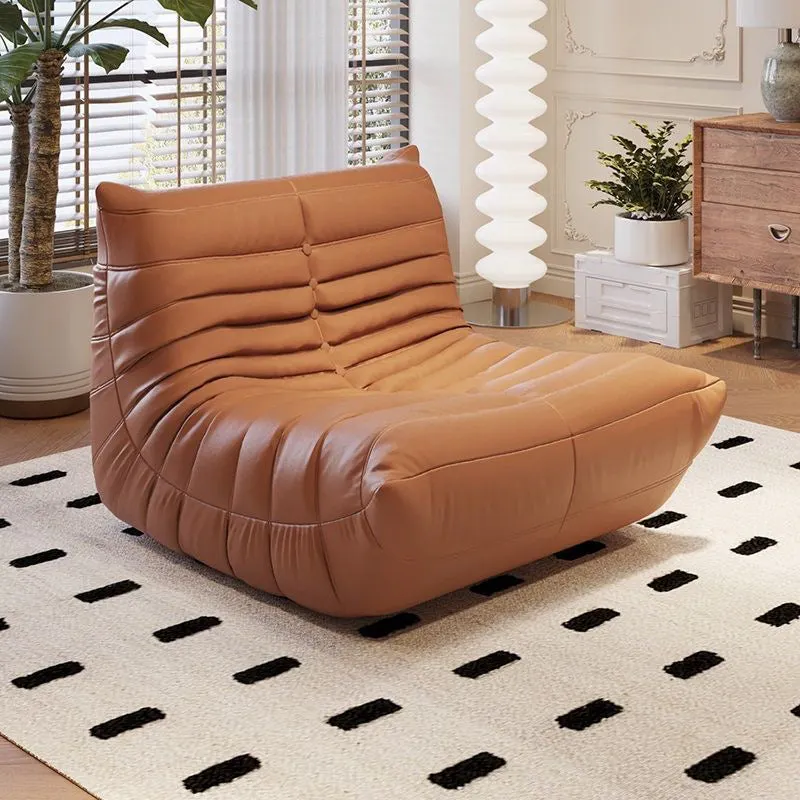 Rami Sofa Chair - Tech Velvet / Beige - 7