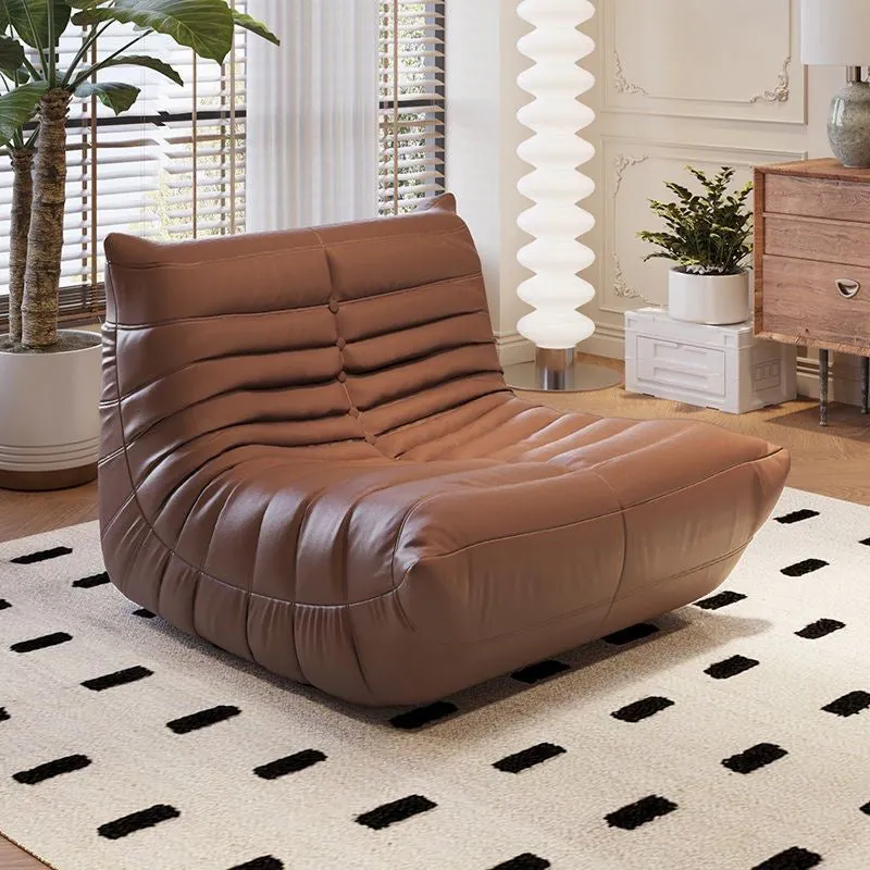 Rami Sofa Chair - Tech Velvet / Beige - 9
