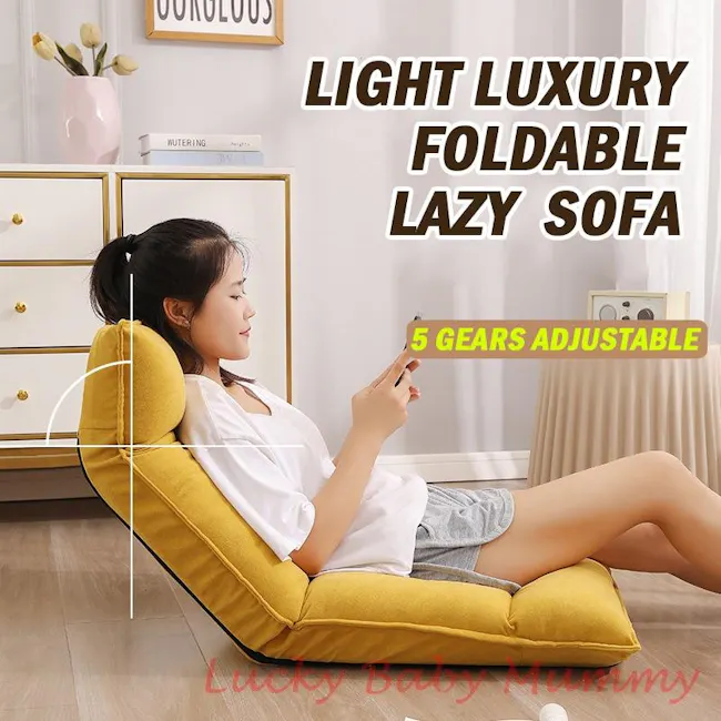B5 Foldable Tatami Lazy Sofa - Beige - 3