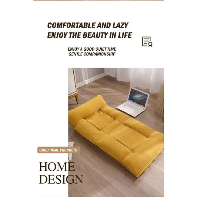 B5 Foldable Tatami Lazy Sofa - Beige - 4