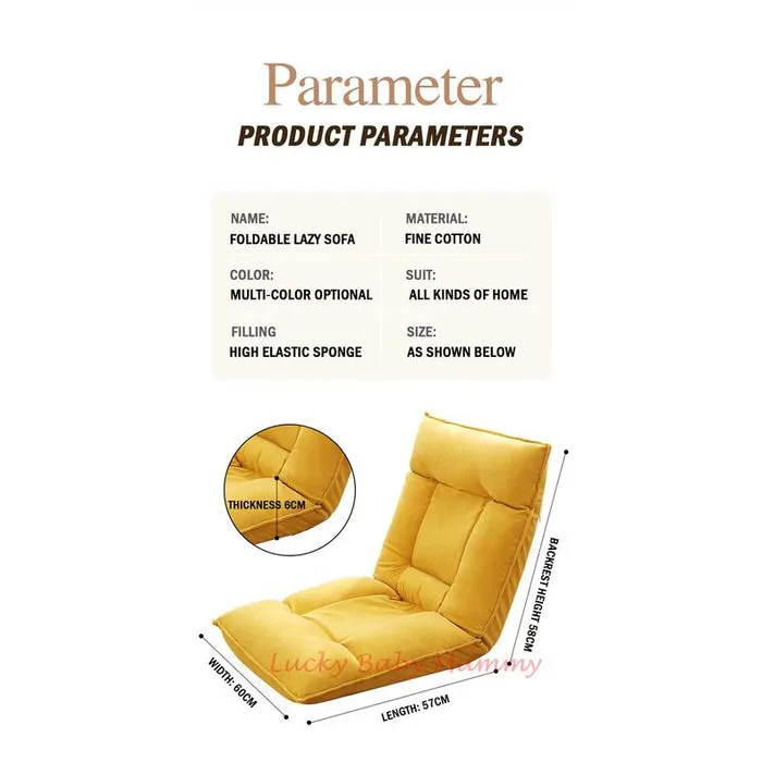 B5 Foldable Tatami Lazy Sofa - Beige - 9
