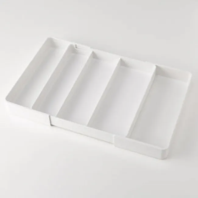 2 Way Extension Cutlery Tray White N-BLANC - 5