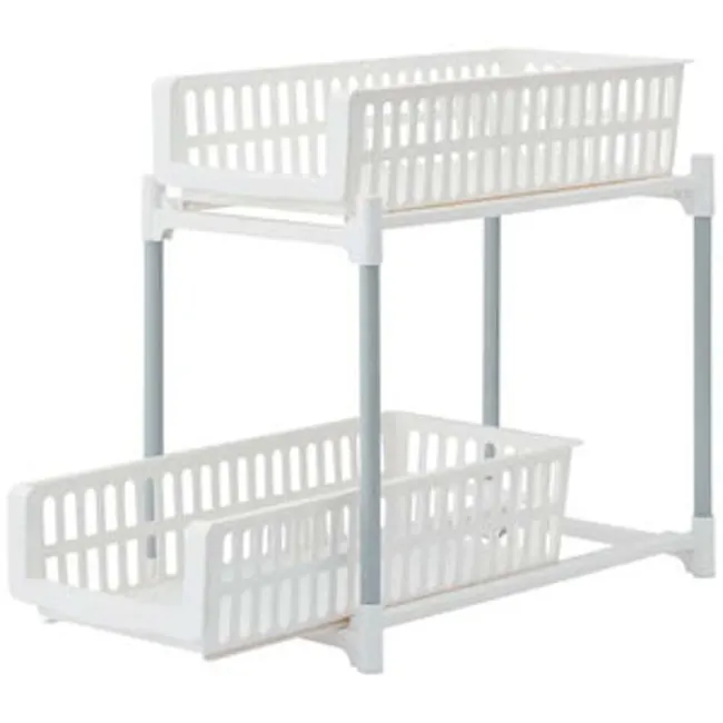 NITORI Sliding Tray 2-Tier - White - 6
