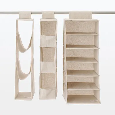 Polyester Linen Handbag Organiser Approx. W15 x D35 x H70 cm - 9