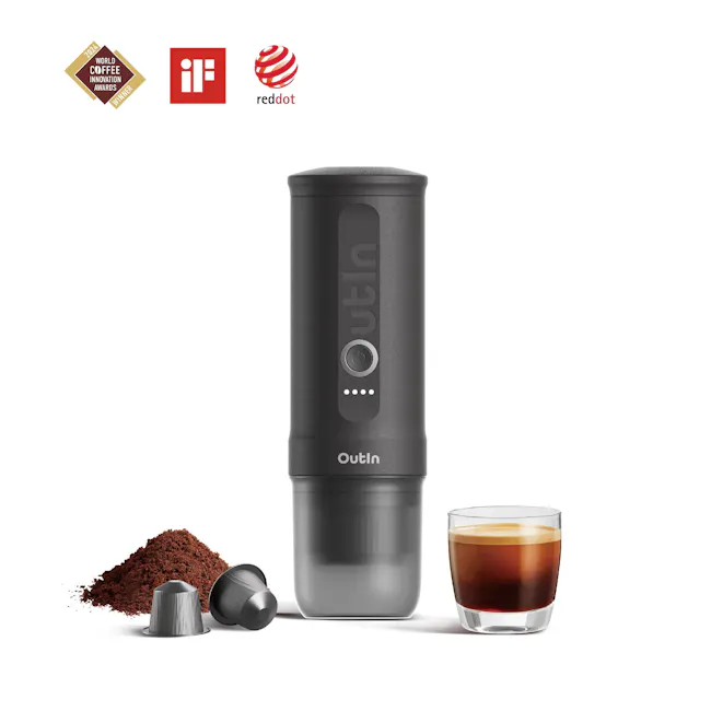 OutIn Nano Portable Espresso Machine - Space Grey - 5