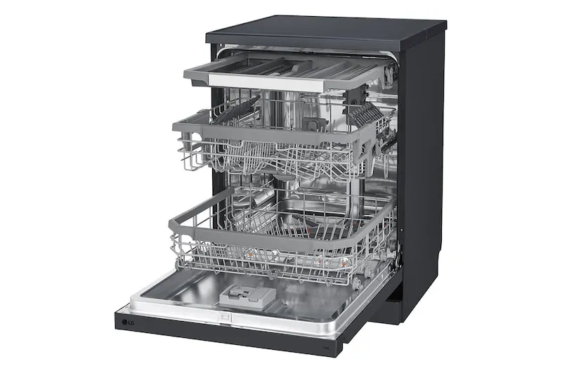 LG Front Control Smart Wi-Fi Enabled Dishwasher in Matte Black - DFC425FM - 7