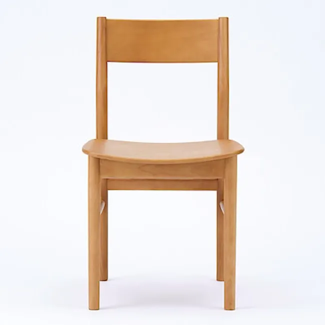 MUJI Wooden Round Chair - W45 x D52 x H78 cm - 3