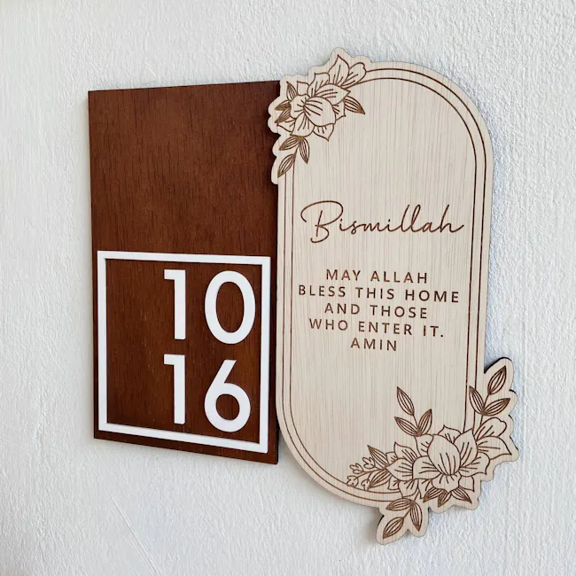 Fleur Custom Plaque - 4