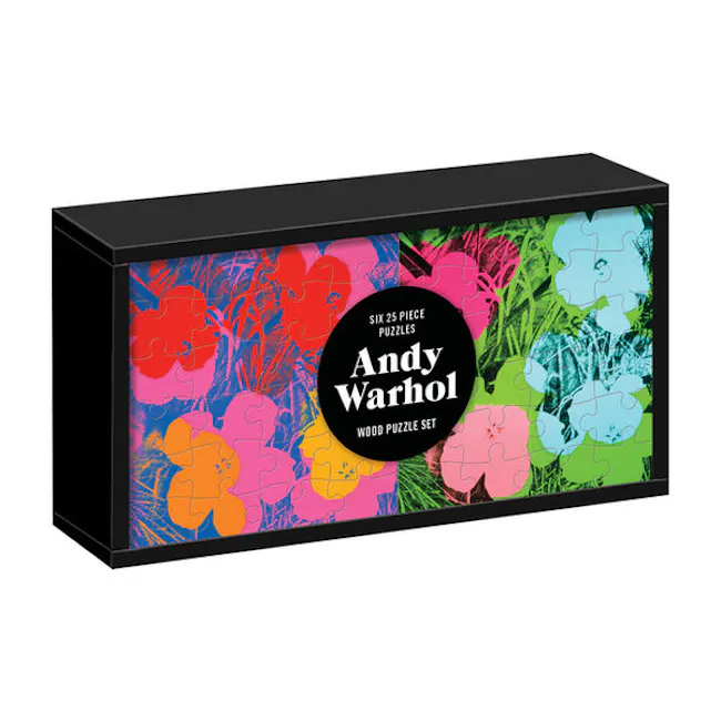 Andy Warhol Wood Puzzle Set by Galison - 3