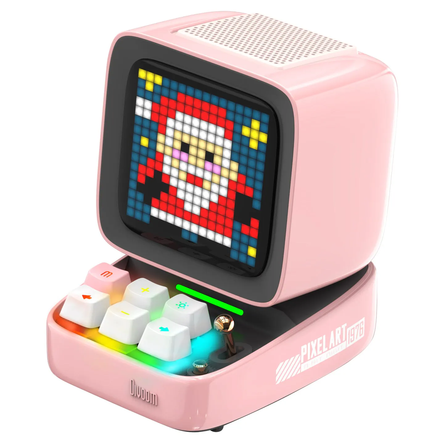 Divoom Ditoo-Pro Retro Pixel Art Bluetooth Speaker - White - 9