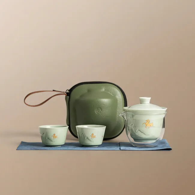 Still Earth Yixing Clay Travel Tea Set - 5
