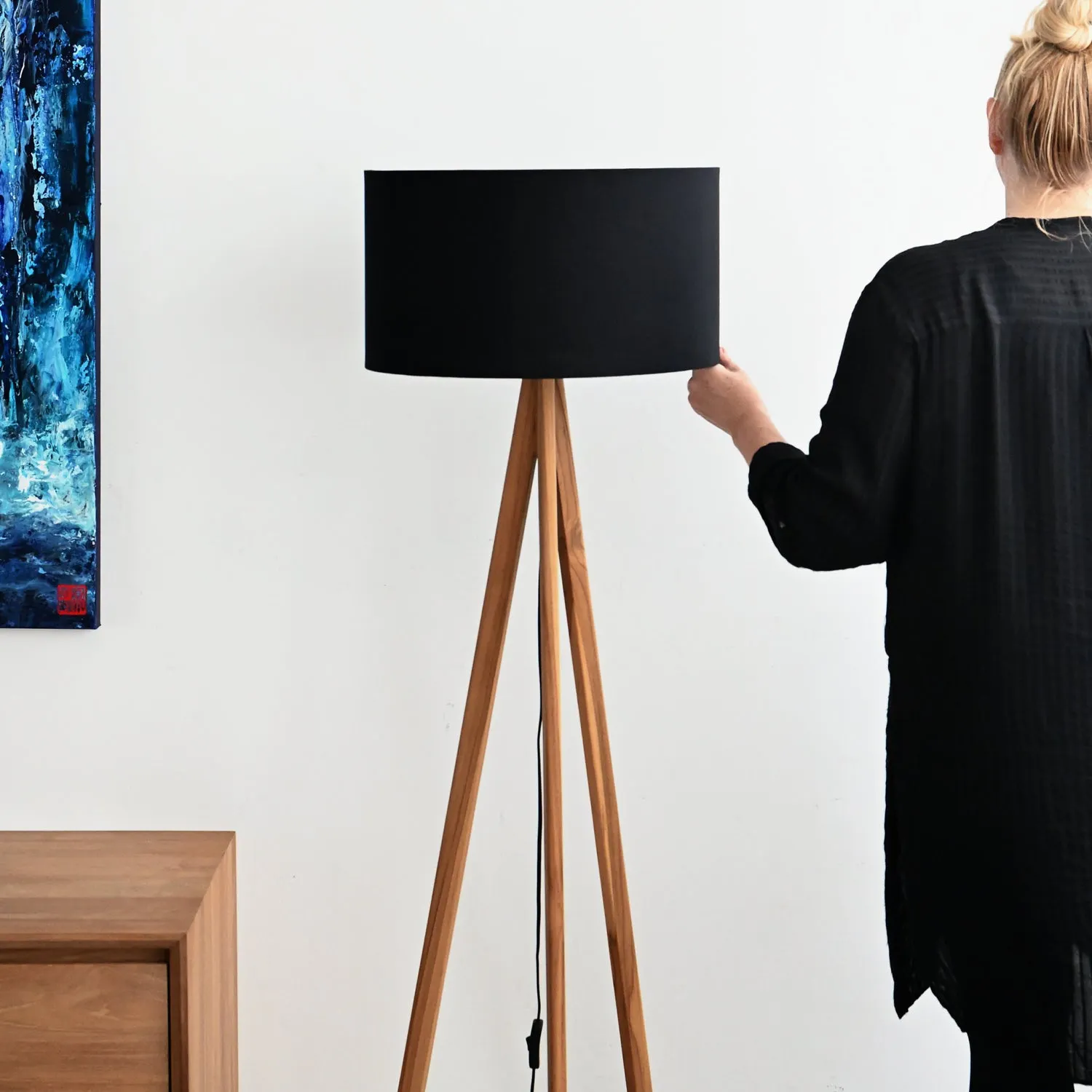 Toothpick Floor Lamp - Natural (Base Only) - 7