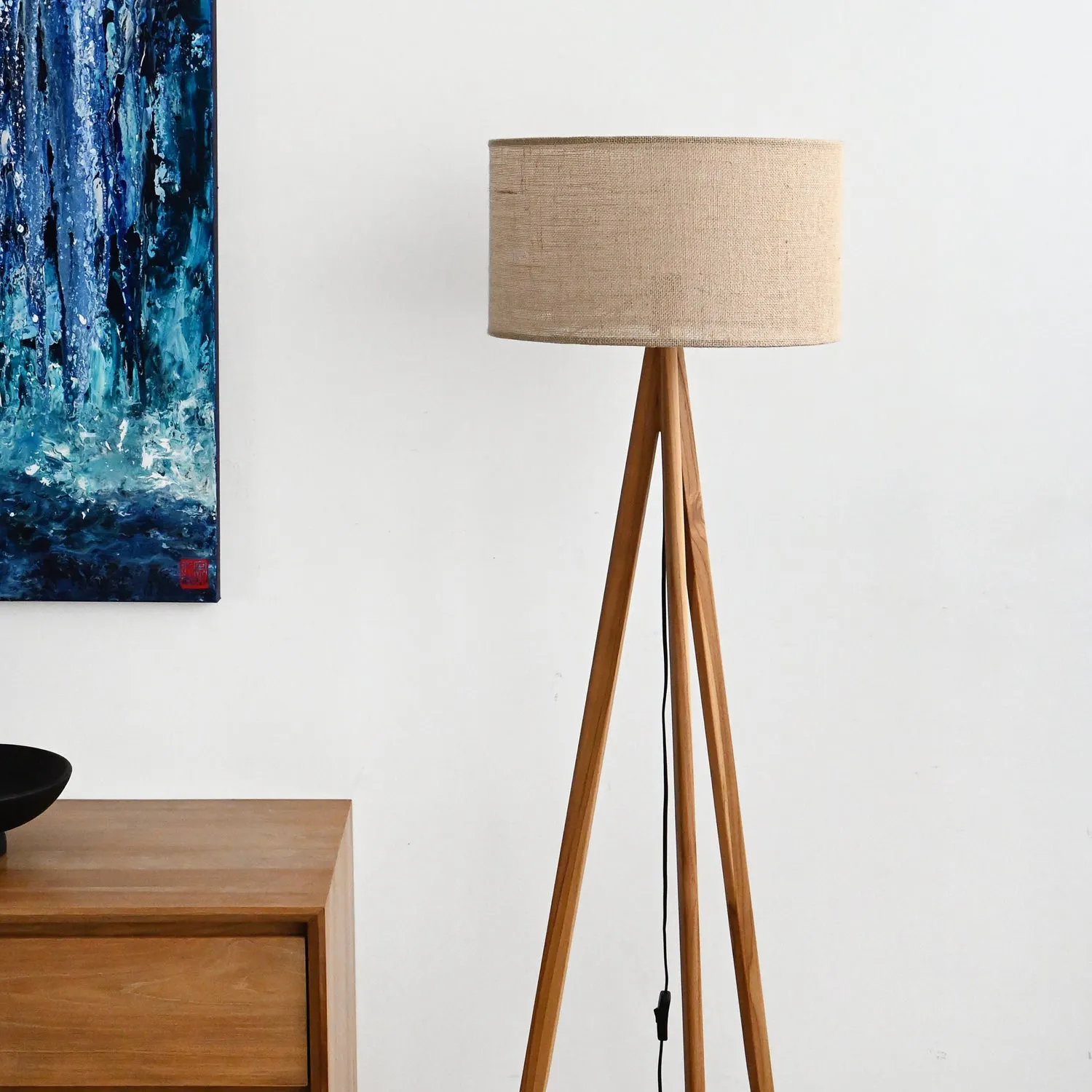 Toothpick Floor Lamp - Natural (Base Only) - 9