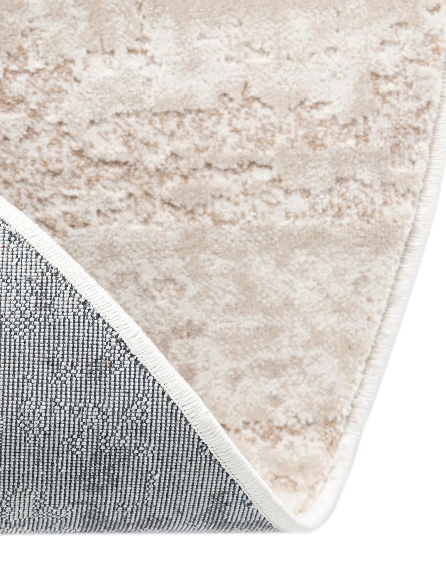 Beige 245cm x 245cm Uptown Lexington Avenue Round Rug - 9