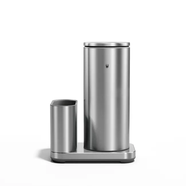 simplehuman Rechargeable Liquid Soap Sensor Pump - 266 ml, Brushed - 5