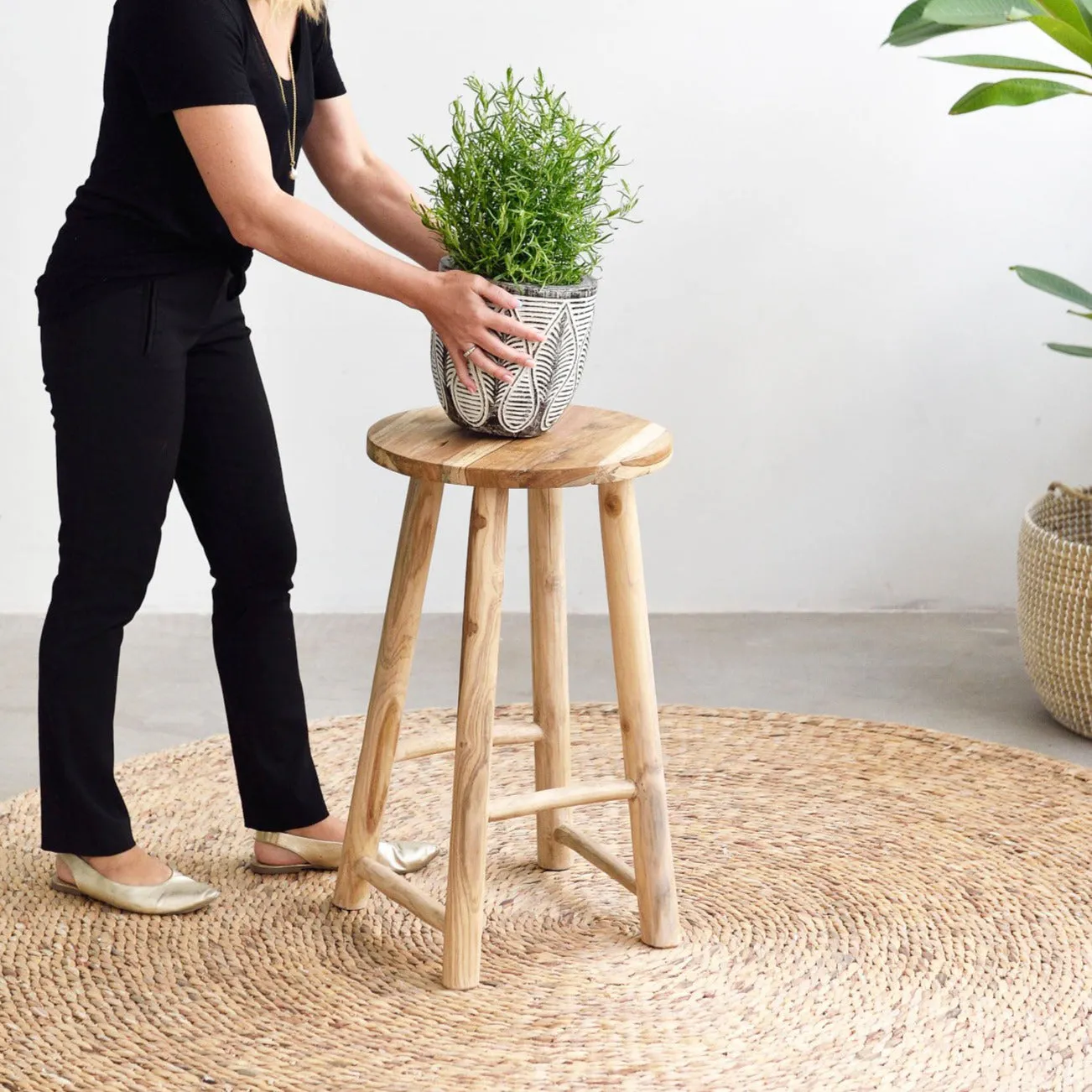 (As-is) Kansas Bar Stool - H62cm - 12