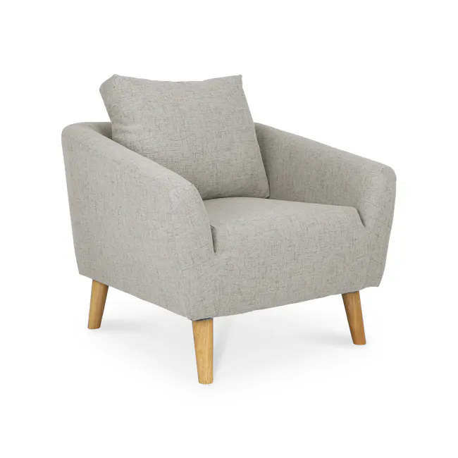 Hana 3 Seater Sofa with Hana Armchair - Sand - 12