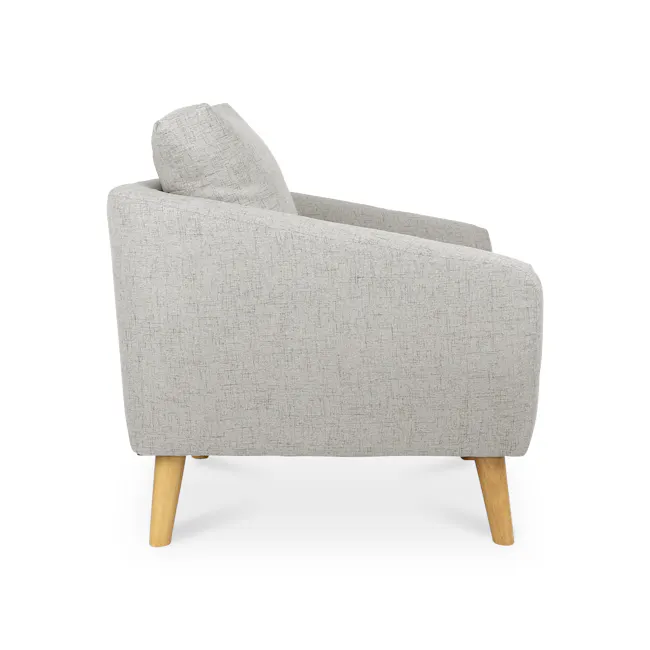 Hana 3 Seater Sofa with Hana Armchair - Sand - 13