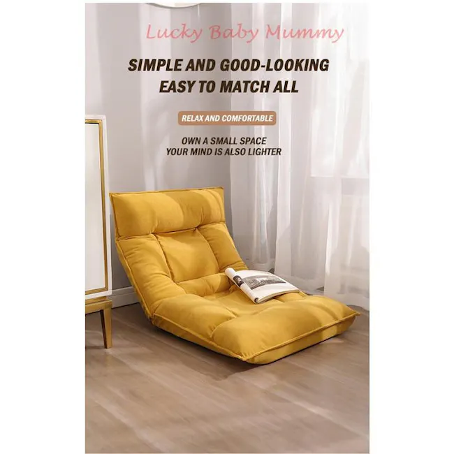 B5 Foldable Tatami Lazy Sofa - Light Grey - 7