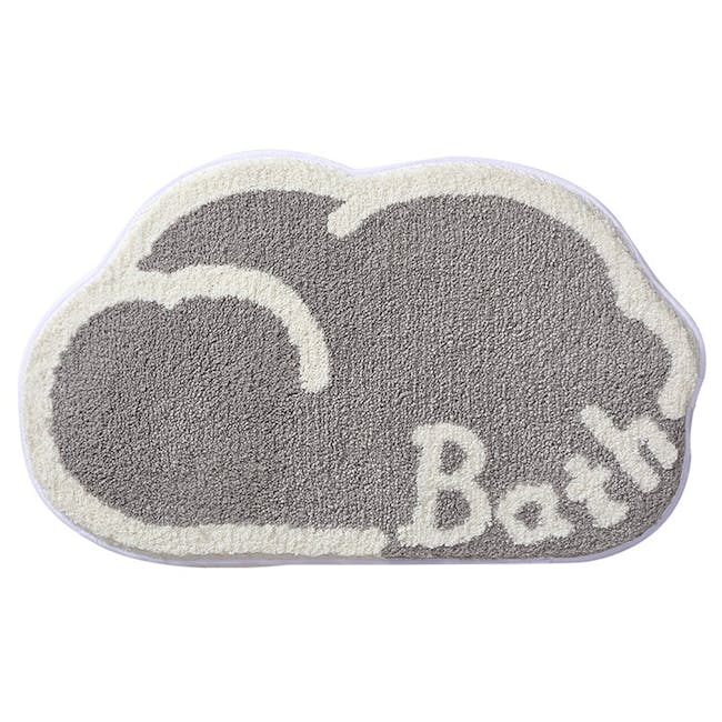 Cloud Bath Mat - Grey - 0