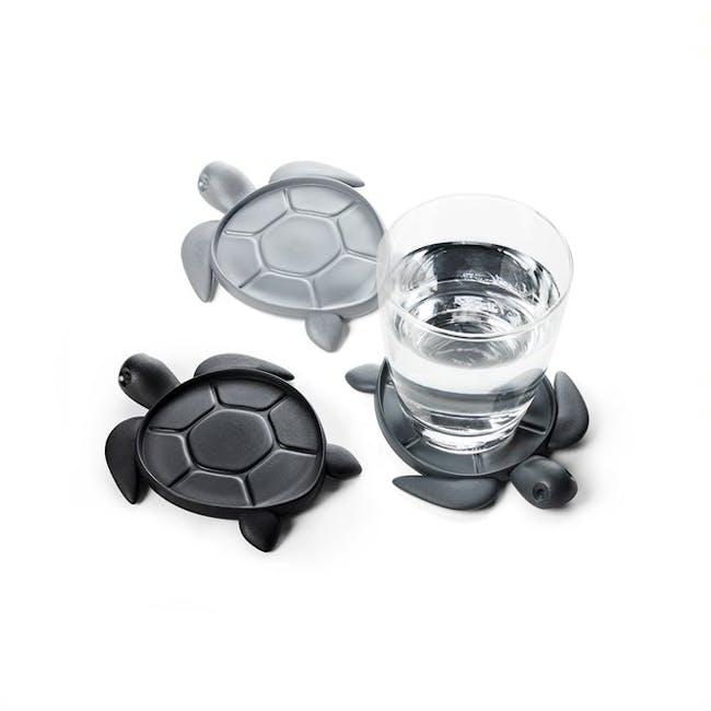 Save Turtle Coaster - Light Grey - 1