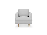 Soma Armchair - Silver (Scratch Resistant)