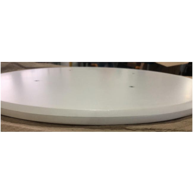 (As-is) Carmen Round Dining Table 0.6m - White - 9 - 9