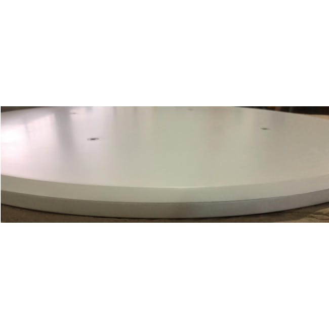 (As-is) Carmen Round Dining Table 0.6m - White - 9 - 5
