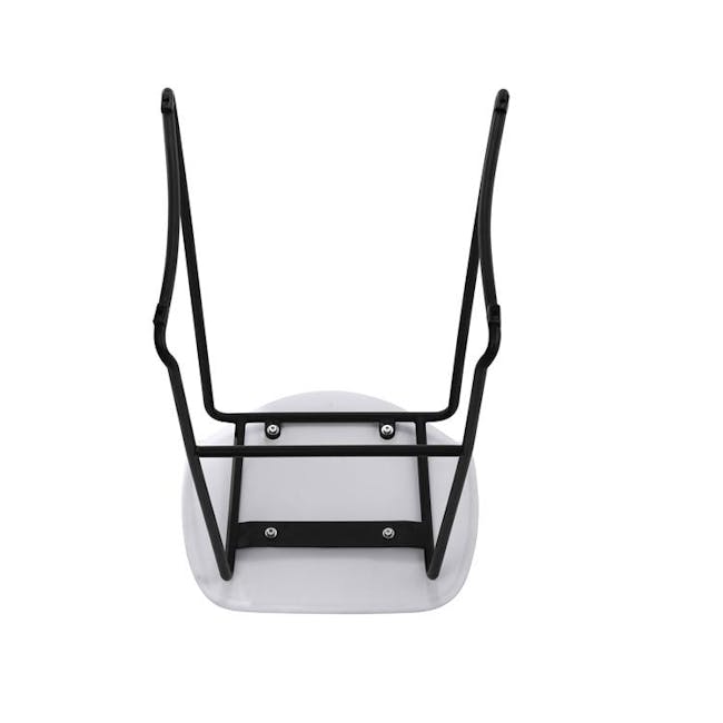 Lyon Bar Chair - Black, White - 4