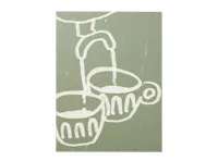 Double Coffee Wall Canvas 30 x 40 cm