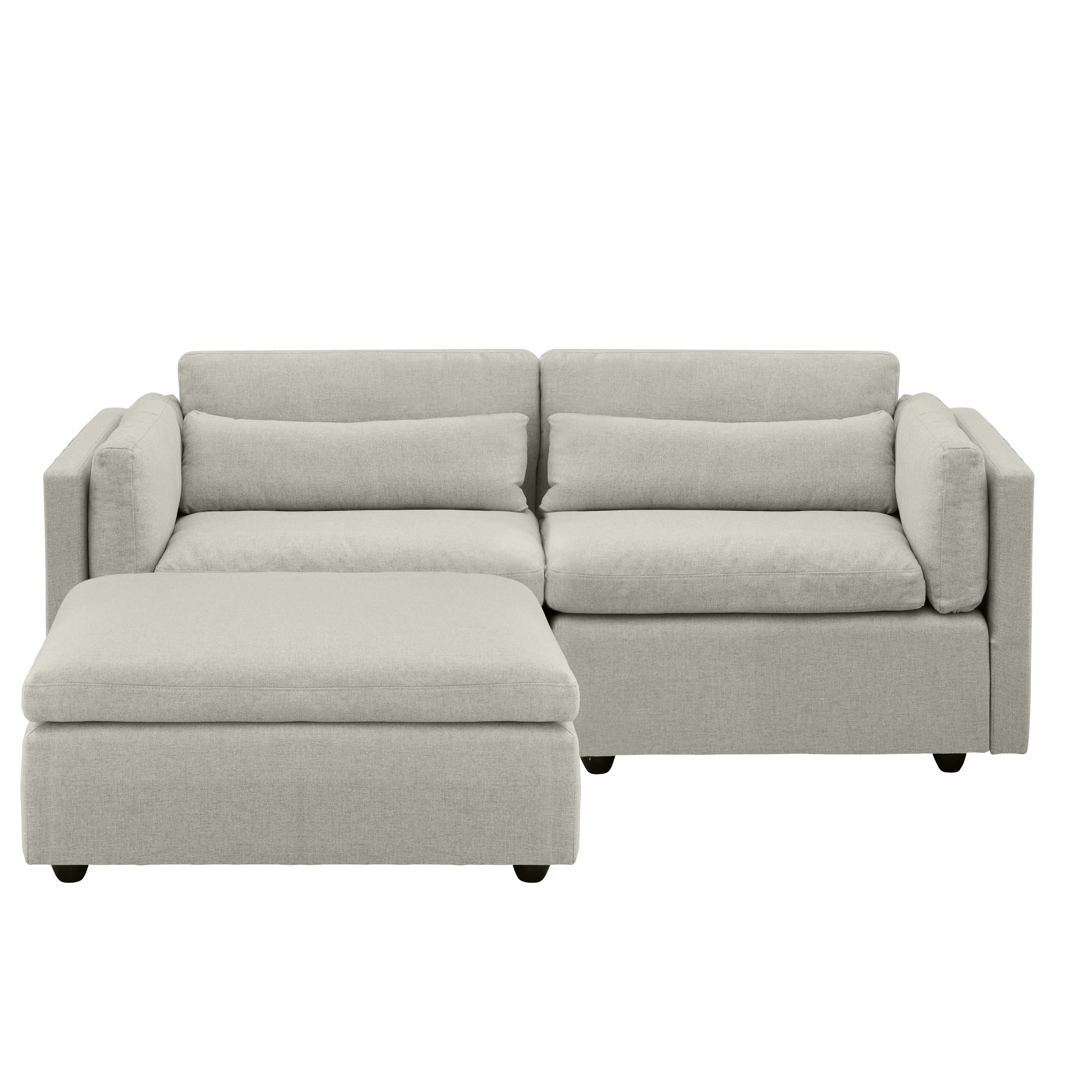 (As-is) Liam Right Arm Unit - Ivory (Fabric) - 9
