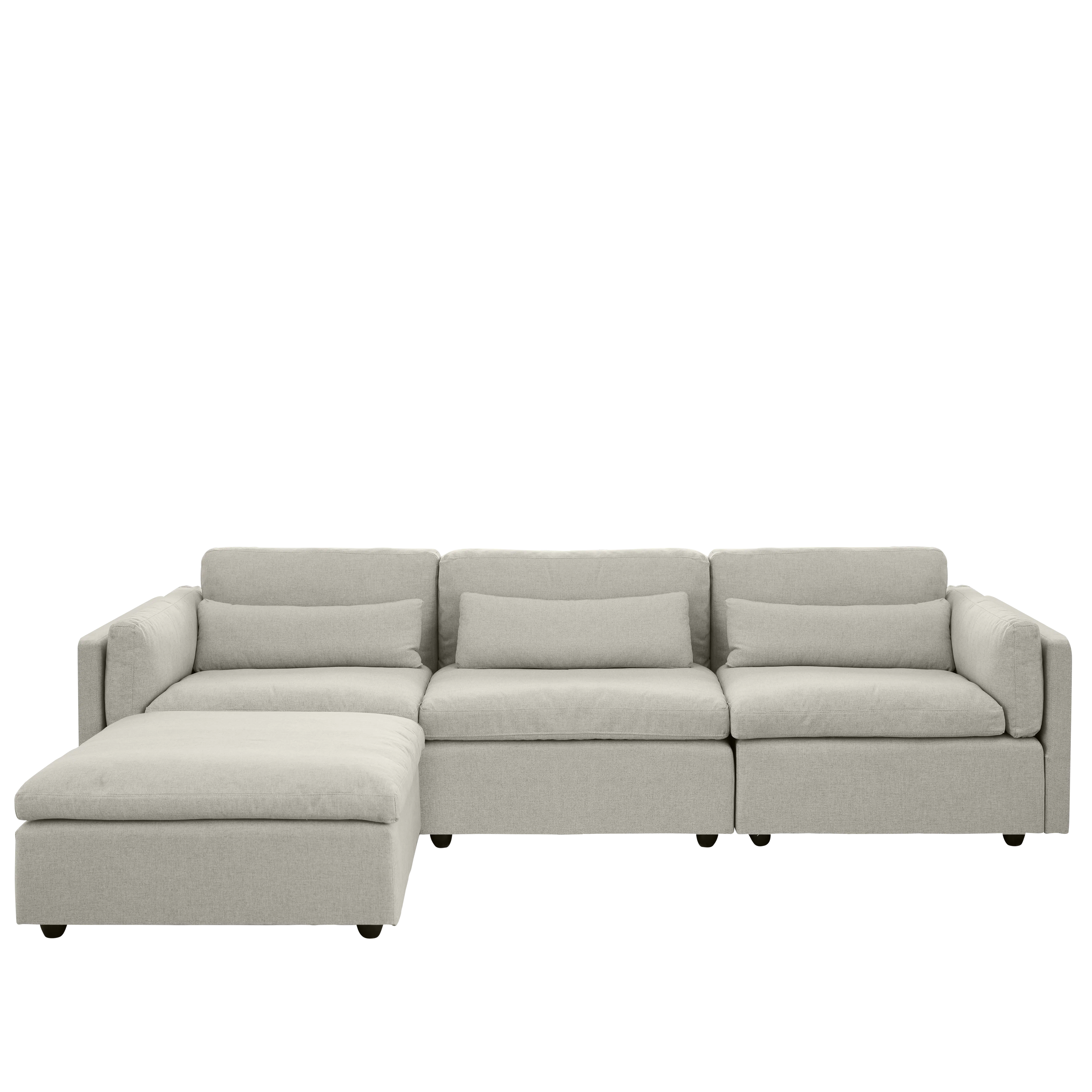 (As-is) Liam Right Arm Unit - Ivory (Fabric) - 11