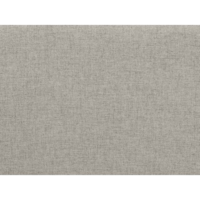 Liam Right Arm Unit - Ivory (Fabric) - 14 - Fine, textured fabric with subtle patterns, Light gray, woven material with