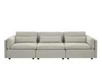 Liam 4 Seater Sofa - Ivory (Fabric)