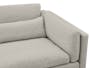 Liam 4 Seater Sofa with Ottoman - Ivory - 1