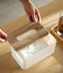 Wooden Tissue Box - Olive - 2