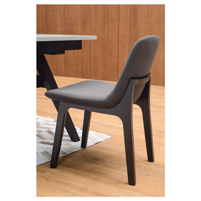 Aurora Dining Chair - Black, Clover - 1