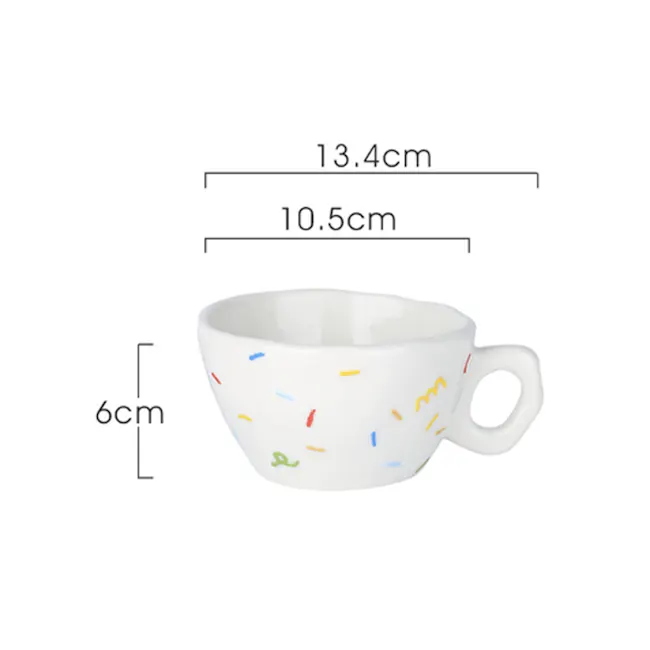 Confetti Ceramic Coffee Mug - 4
