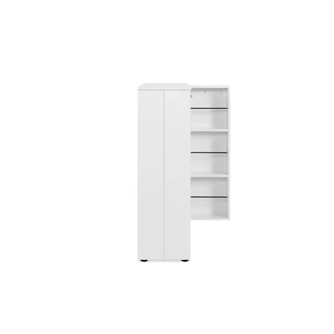 (As-is) Satos Shoe Cabinet 1m - White - 23