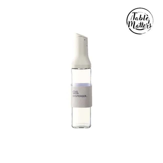 Table Matters DRIP 500 ml Multifunctional Auto-Opening and Leak-Proof Oil Container - Dark Grey - 3