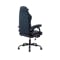 Zeus Gaming Chair with Footrest - Navy Blue (Fabric) - 3