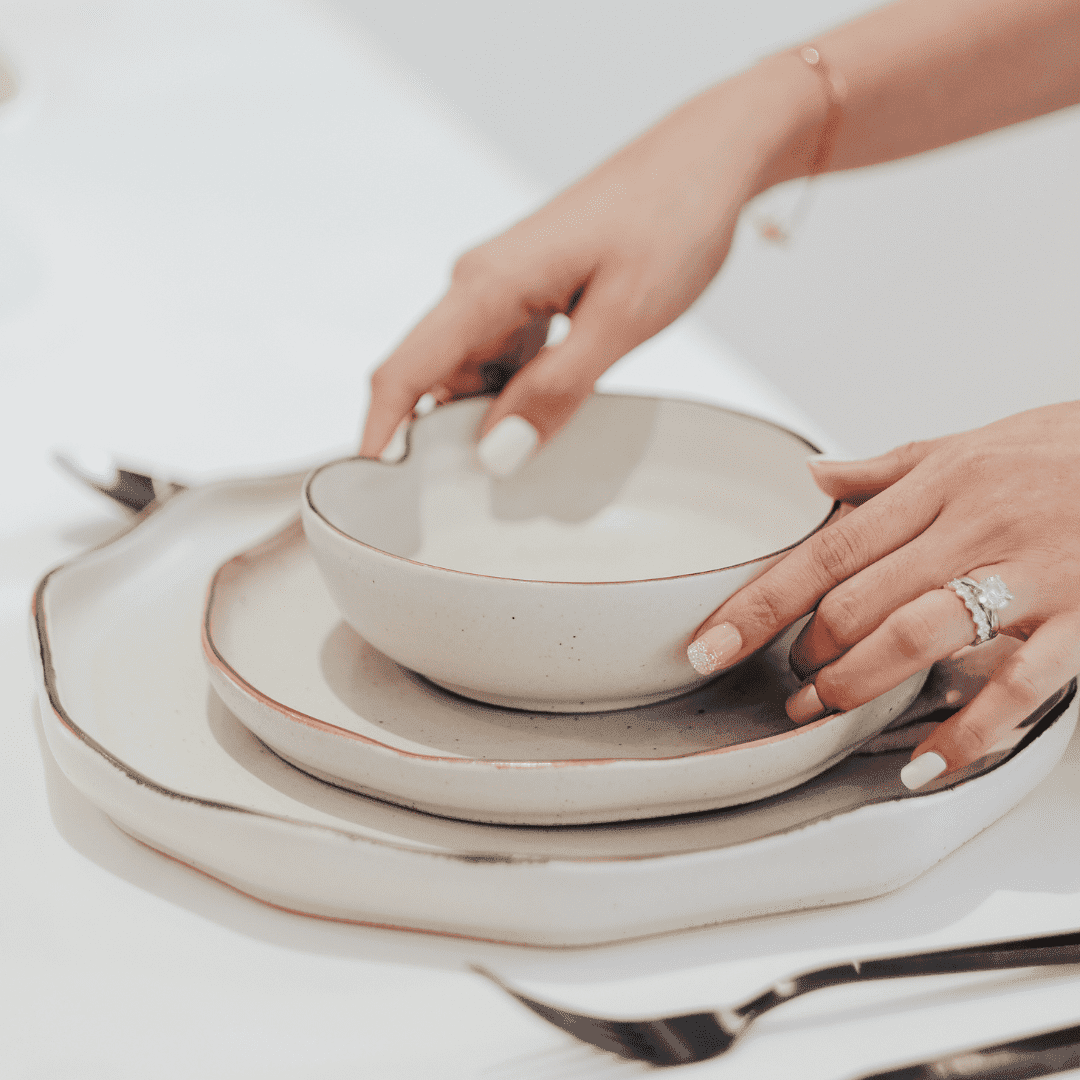 Wabi Classic Ceramic Dinner Set - 4 Persons (12pcs)
