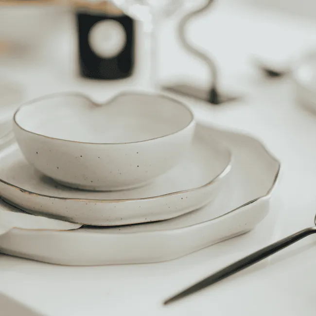 Wabi Classic Ceramic Dinner Set - 4 Persons (12pcs) - 2