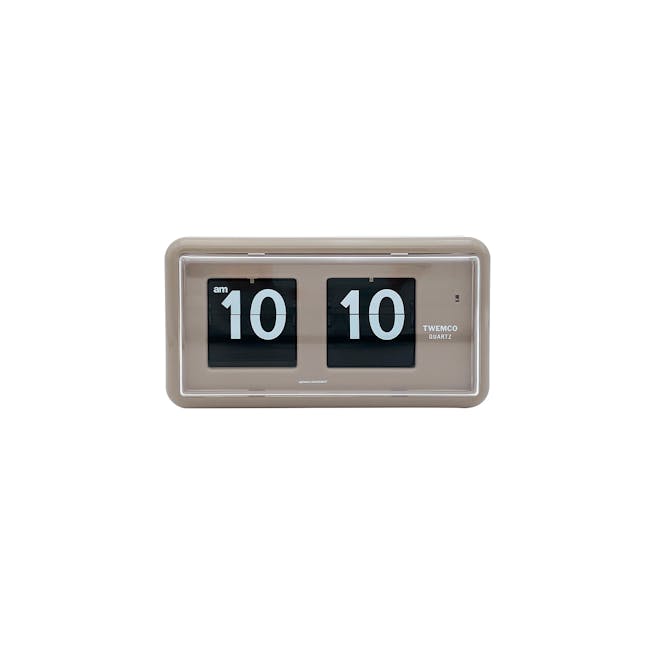 TWEMCO Table Clock - Grey - 0