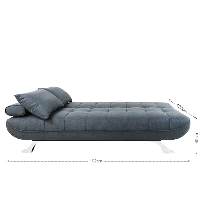 Clifford 3 Seater Sofa Bed - Grey - 3
