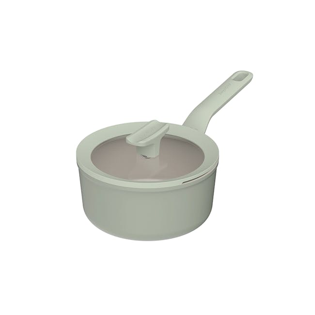 Berghoff Cool Grip Nonstick Lightweight Aluminium Sauce Pan with Lid (2 Sizes) - 26cm - 0