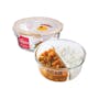 LocknLock Euro Round Oven Glass Food Container 900ml - 3