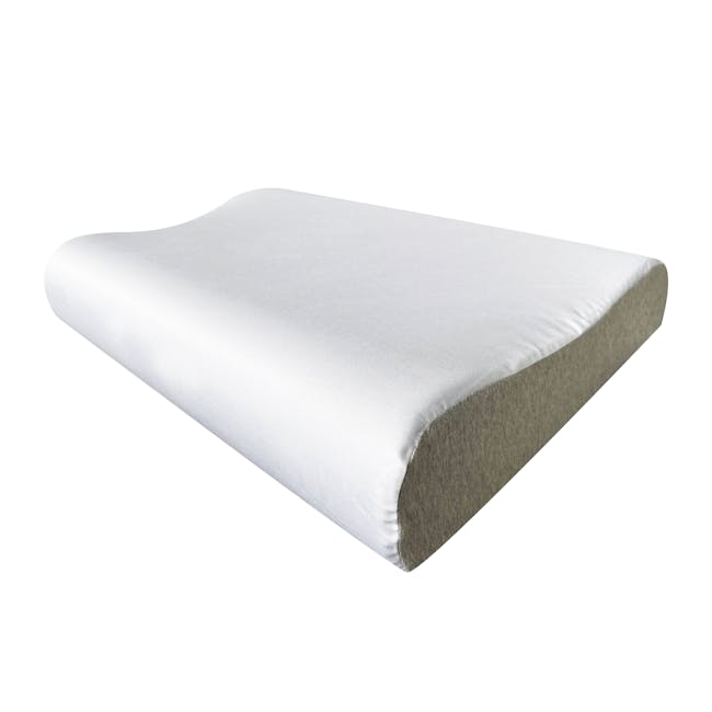 Intero Bamboopro Visco Air Charoal Memory Foam Pillow - Soft Contour - 3